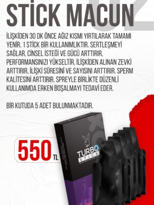 Rötar Başkan - 5 li Turbo Stick Macun Tek Kullanımlık